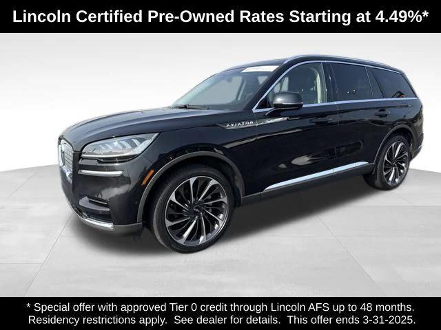 used 2022 Lincoln Aviator car, priced at $39,821