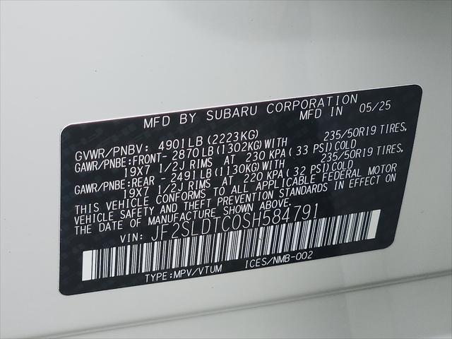 new 2025 Subaru Forester car, priced at $44,076
