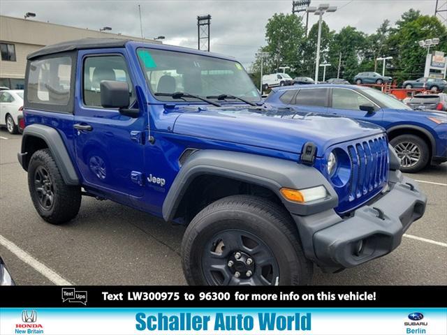 used 2020 Jeep Wrangler car, priced at $22,500