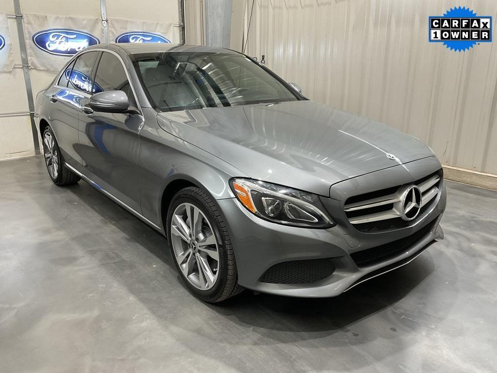used 2018 Mercedes-Benz C-Class car, priced at $18,990