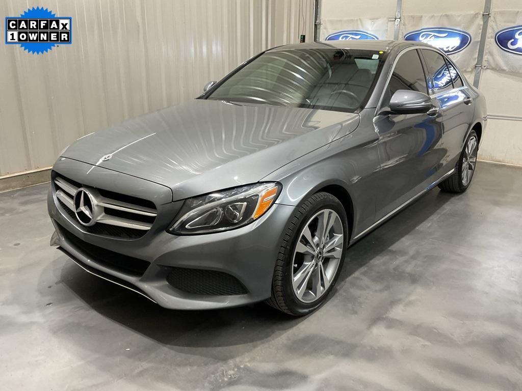 used 2018 Mercedes-Benz C-Class car, priced at $17,490