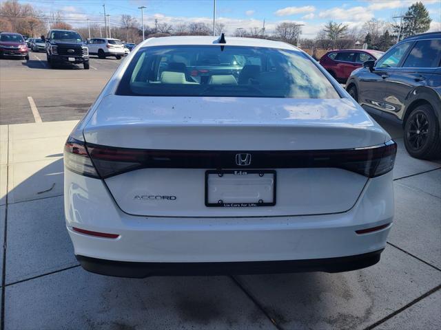 new 2025 Honda Accord car, priced at $32,165