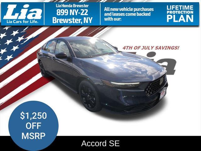 new 2025 Honda Accord car, priced at $31,710