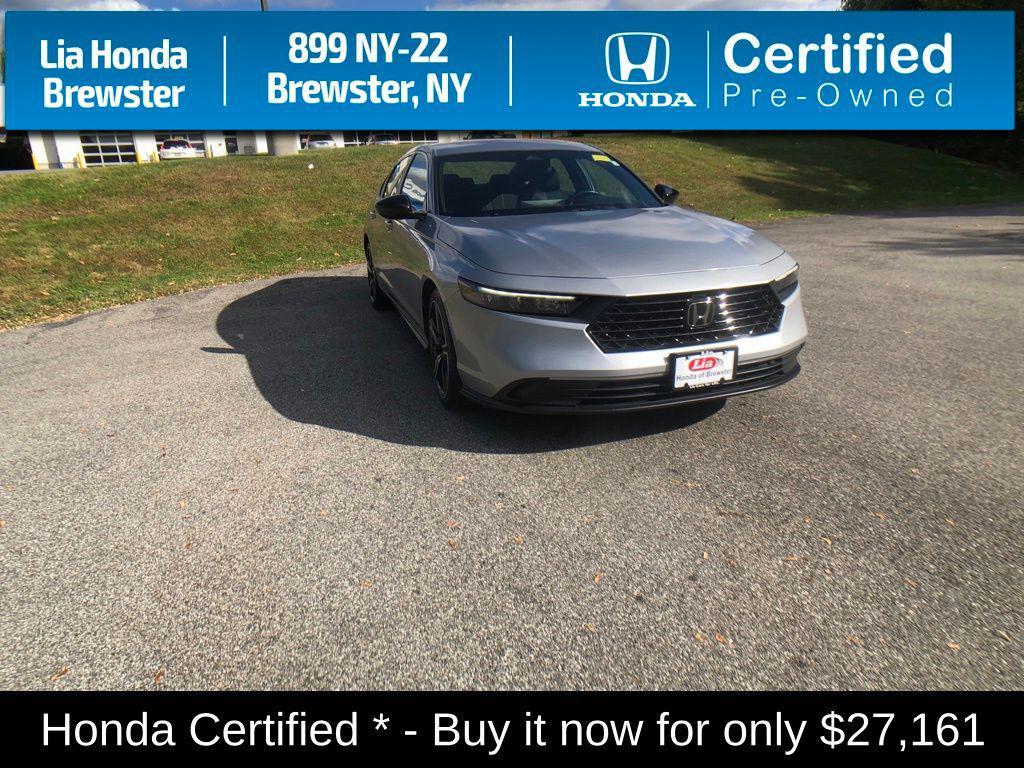 used 2023 Honda Accord Hybrid car, priced at $27,161