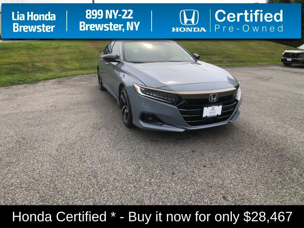 used 2022 Honda Accord Hybrid car, priced at $28,467