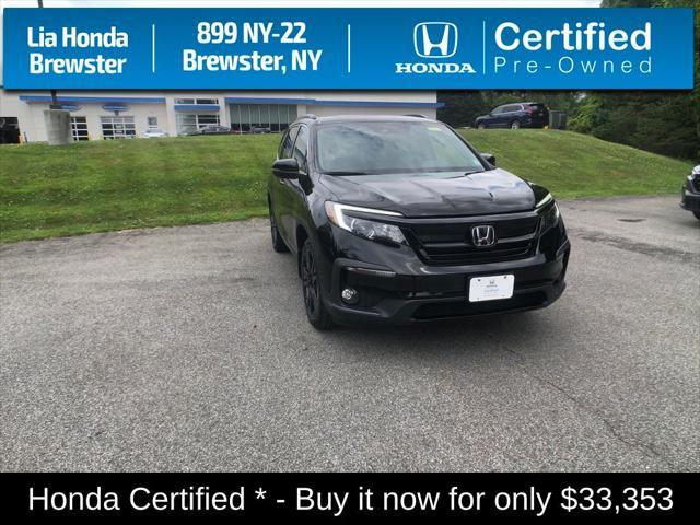 used 2022 Honda Pilot car, priced at $33,353