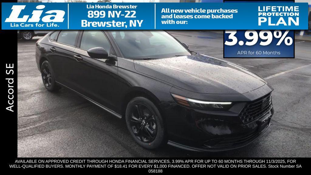 new 2025 Honda Accord car, priced at $31,710