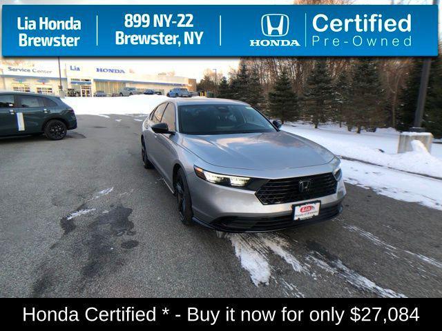 used 2023 Honda Accord Hybrid car, priced at $27,084