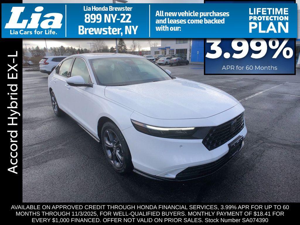 new 2025 Honda Accord Hybrid car, priced at $36,545