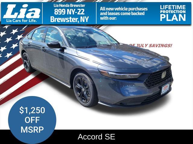 new 2025 Honda Accord car, priced at $31,710