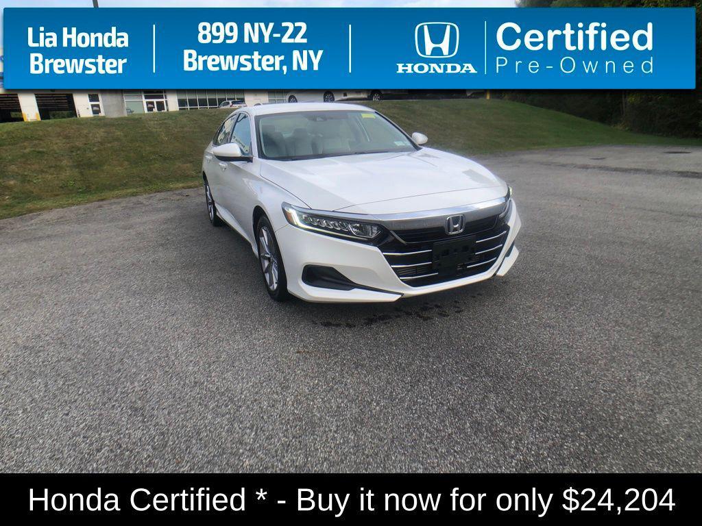 used 2021 Honda Accord car, priced at $24,204