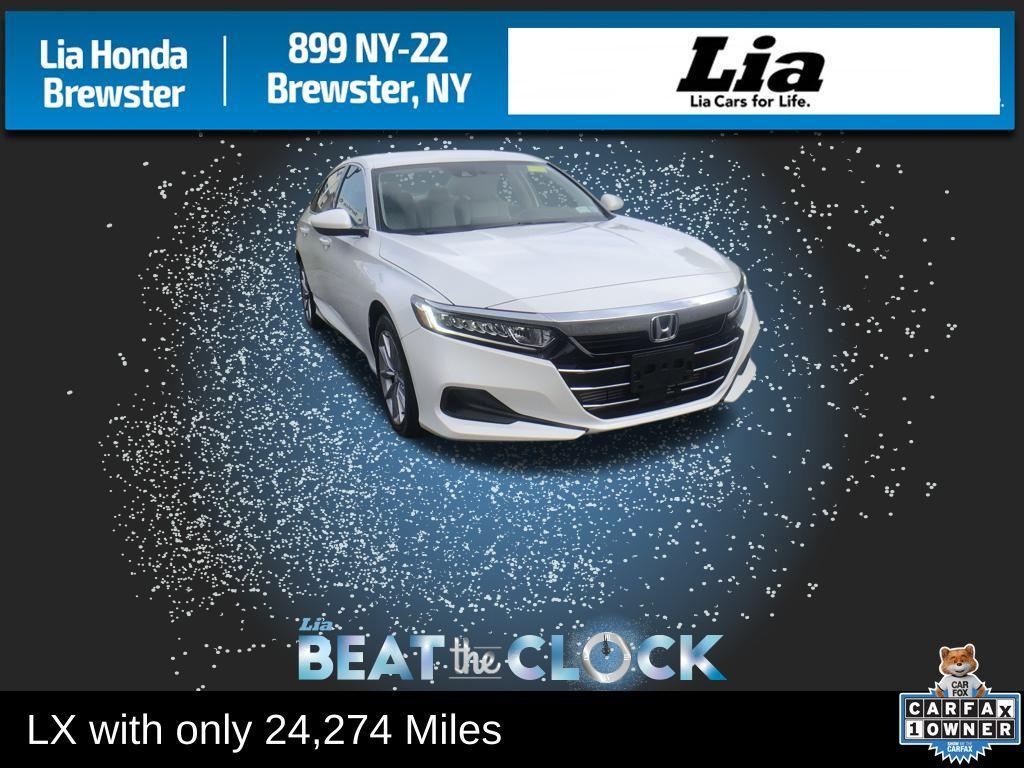 used 2021 Honda Accord car, priced at $22,683