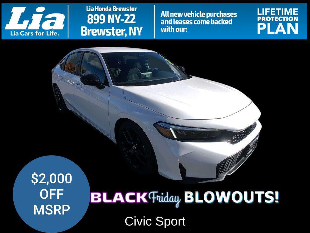 new 2025 Honda Civic car, priced at $29,055