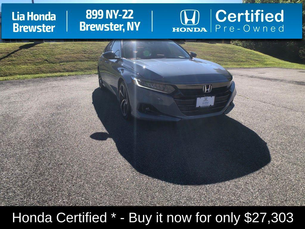 used 2022 Honda Accord car, priced at $27,303