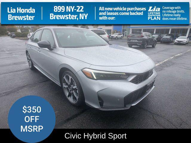 new 2025 Honda Civic Hybrid car, priced at $32,845
