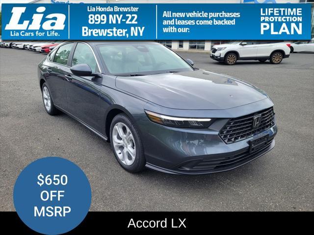 new 2025 Honda Accord car, priced at $29,445