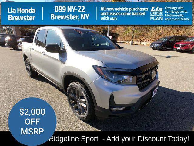 new 2025 Honda Ridgeline car, priced at $41,545