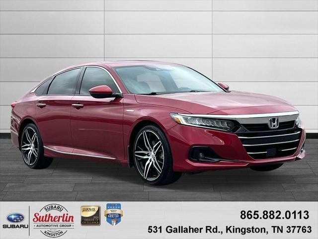 used 2022 Honda Accord Hybrid car, priced at $28,200