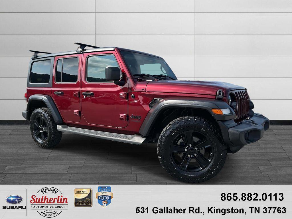 used 2021 Jeep Wrangler Unlimited car, priced at $29,000