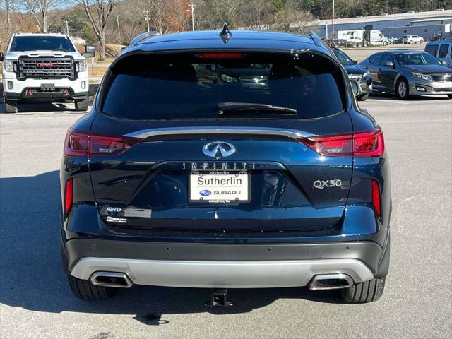 used 2022 INFINITI QX50 car, priced at $26,300