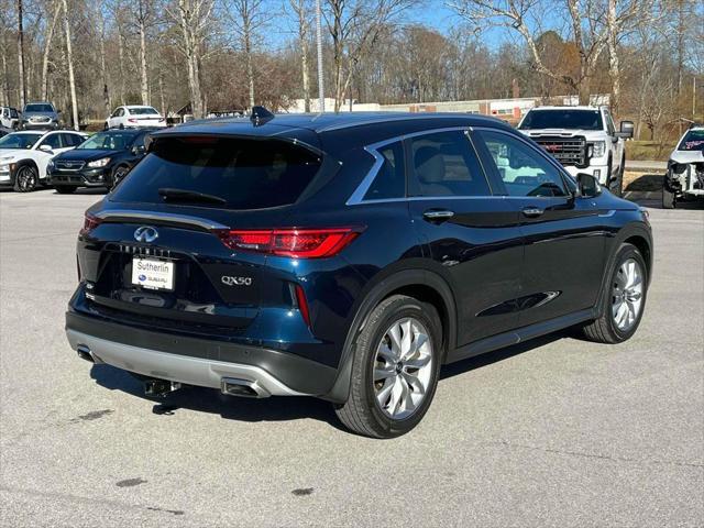 used 2022 INFINITI QX50 car, priced at $26,300