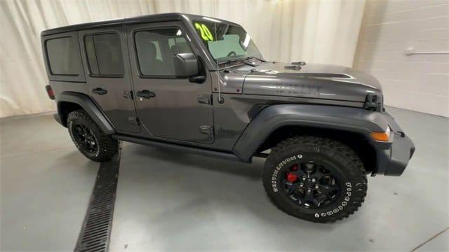 used 2020 Jeep Wrangler Unlimited car, priced at $29,199