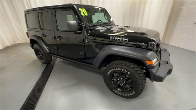 used 2020 Jeep Wrangler Unlimited car, priced at $31,888