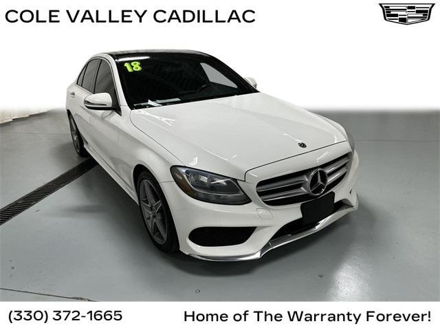 used 2018 Mercedes-Benz C-Class car, priced at $15,897