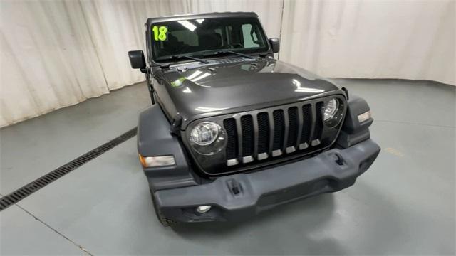 used 2018 Jeep Wrangler Unlimited car, priced at $23,477