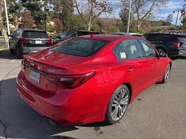 new 2024 INFINITI Q50 car, priced at $50,485