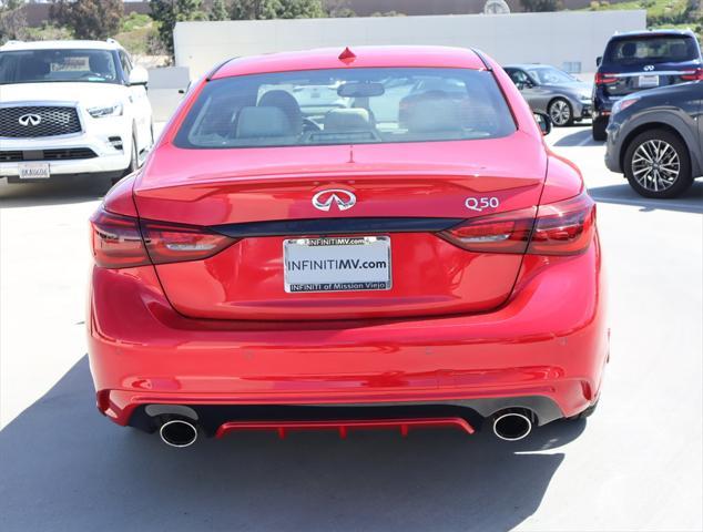 new 2024 INFINITI Q50 car, priced at $50,985