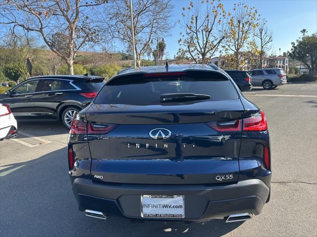 new 2024 INFINITI QX55 car, priced at $56,356