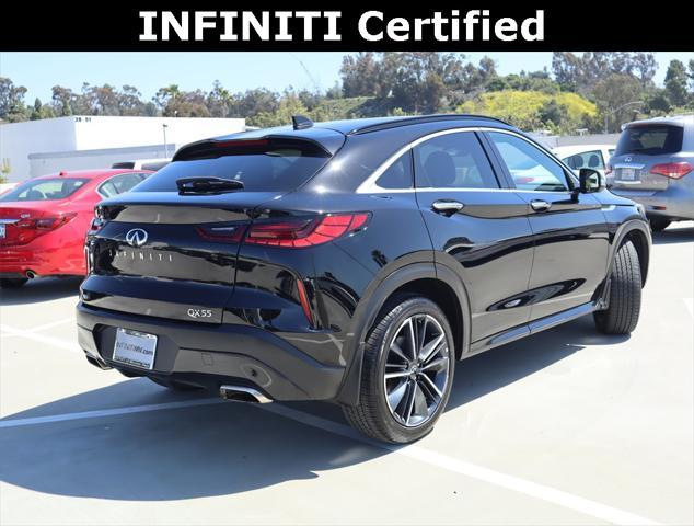 used 2024 INFINITI QX55 car, priced at $44,527