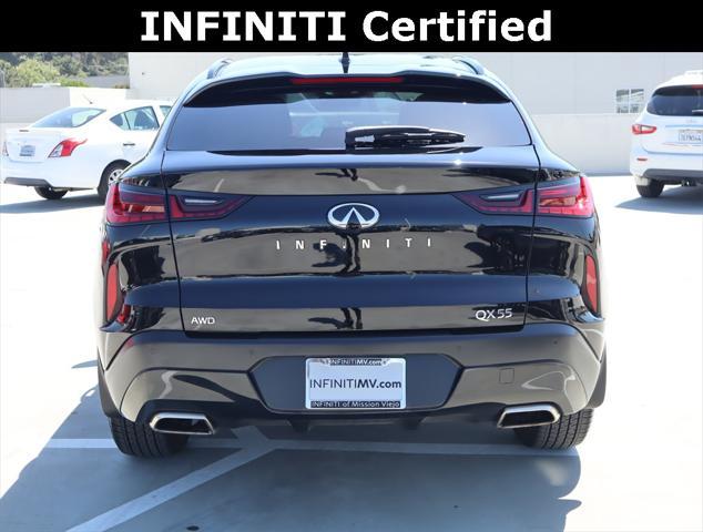 used 2024 INFINITI QX55 car, priced at $44,527