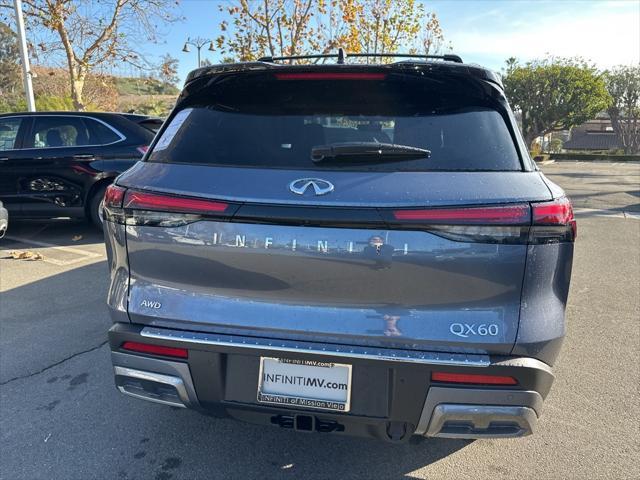 new 2025 INFINITI QX60 car, priced at $67,385