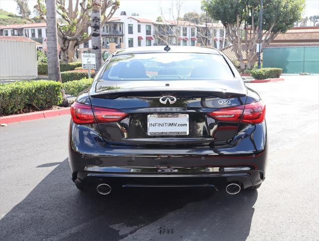 new 2024 INFINITI Q50 car, priced at $48,990