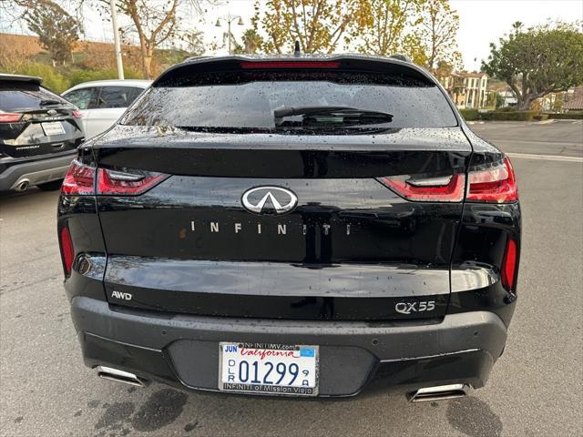 new 2024 INFINITI QX55 car, priced at $53,250