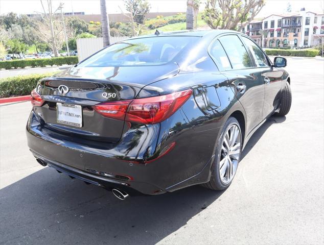 new 2024 INFINITI Q50 car, priced at $50,350