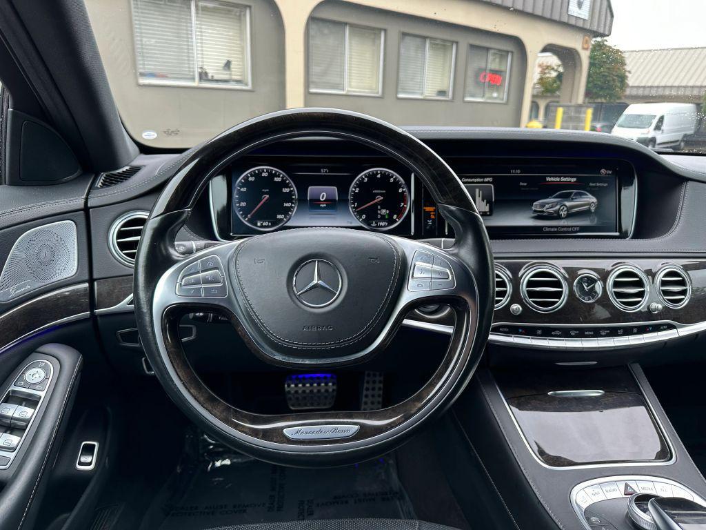 used 2015 Mercedes-Benz S-Class car, priced at $30,200