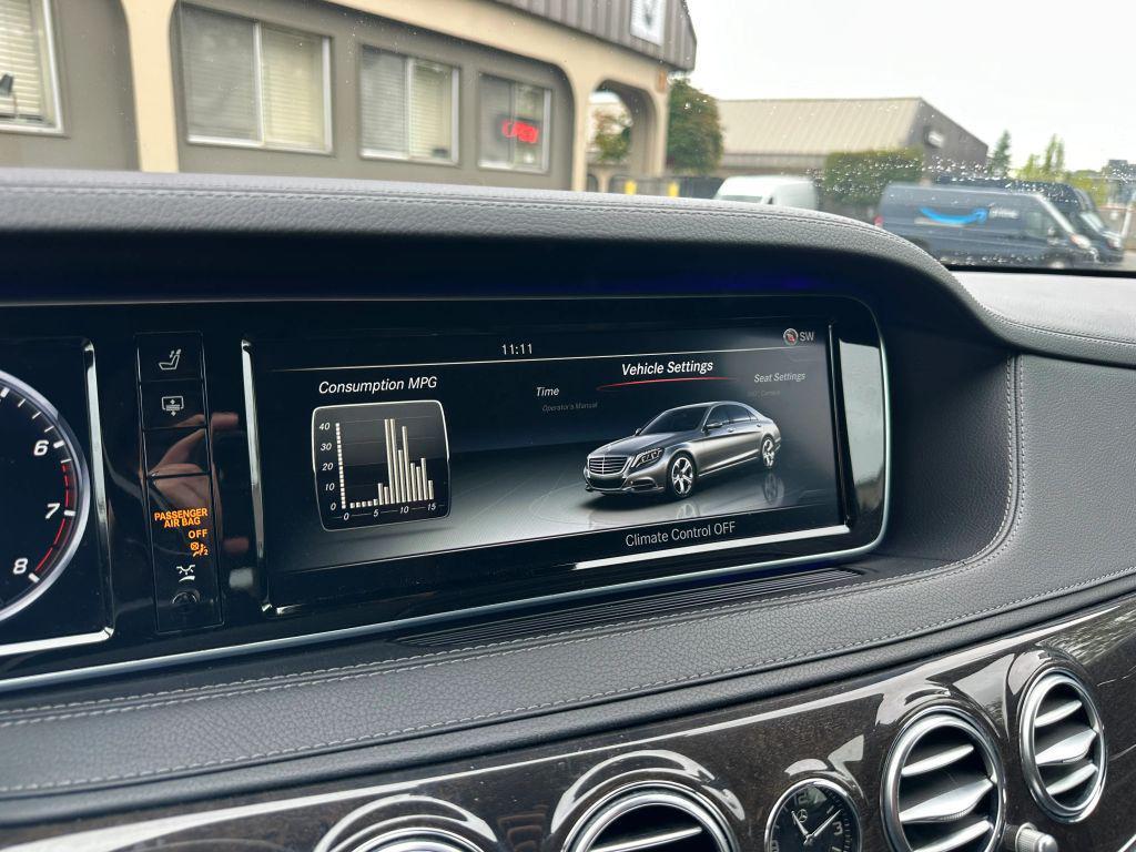 used 2015 Mercedes-Benz S-Class car, priced at $30,200