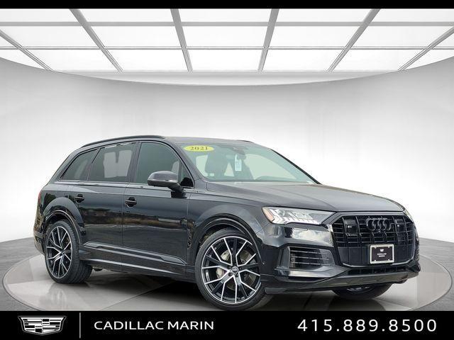 used 2021 Audi Q7 car, priced at $36,500