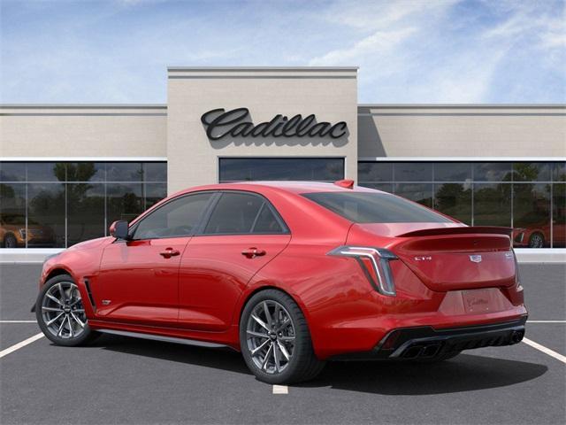 new 2025 Cadillac CT4-V car, priced at $74,540