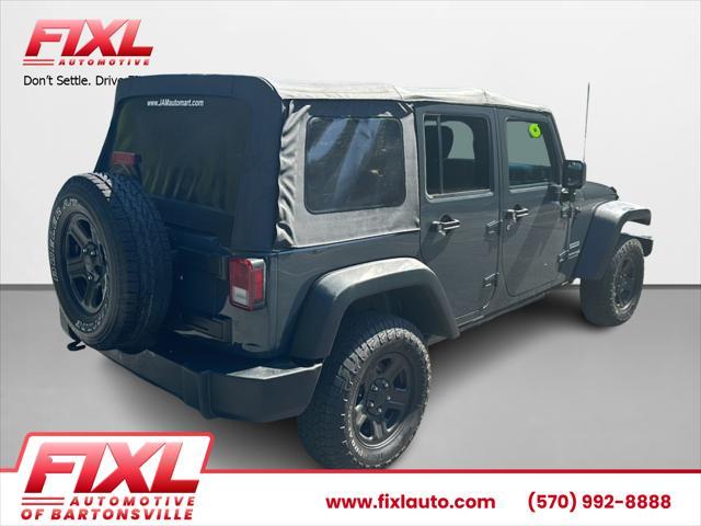 used 2018 Jeep Wrangler JK Unlimited car, priced at $20,589