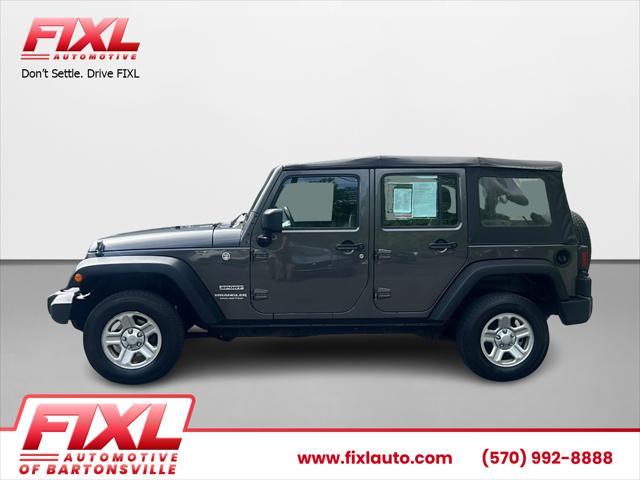 used 2017 Jeep Wrangler Unlimited car, priced at $20,474