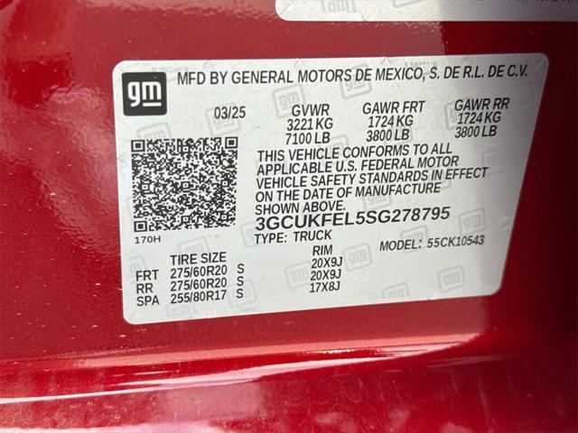new 2025 Chevrolet Silverado 1500 car, priced at $69,050