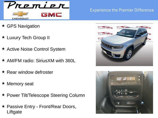 used 2022 Jeep Grand Cherokee L car, priced at $28,500
