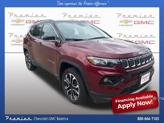 used 2022 Jeep Compass car, priced at $23,987