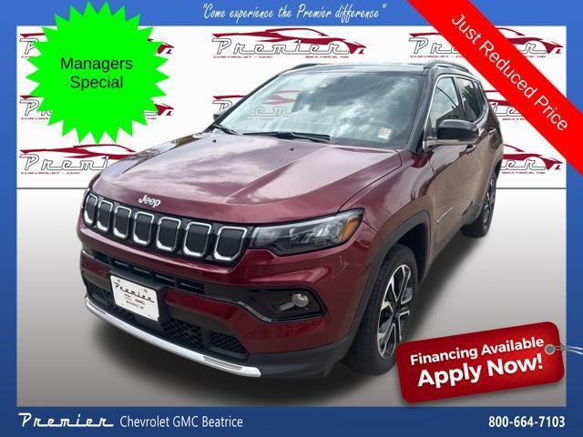 used 2022 Jeep Compass car, priced at $21,999
