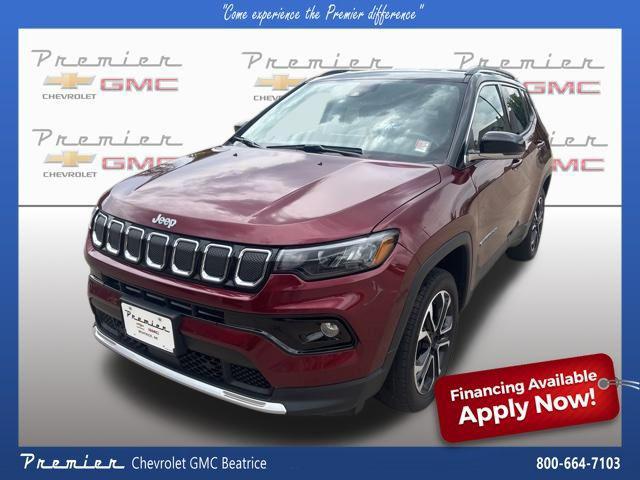 used 2022 Jeep Compass car, priced at $23,987