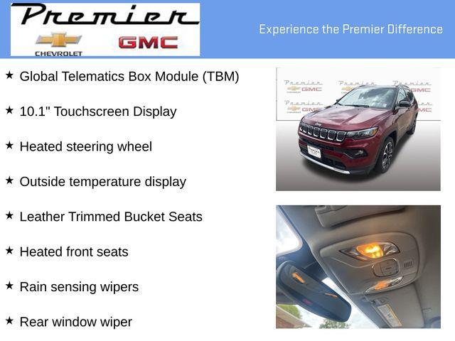 used 2022 Jeep Compass car, priced at $23,987